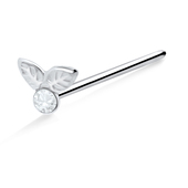 Fruit n Leaves Silver Straight Nose Stud NSKA-670